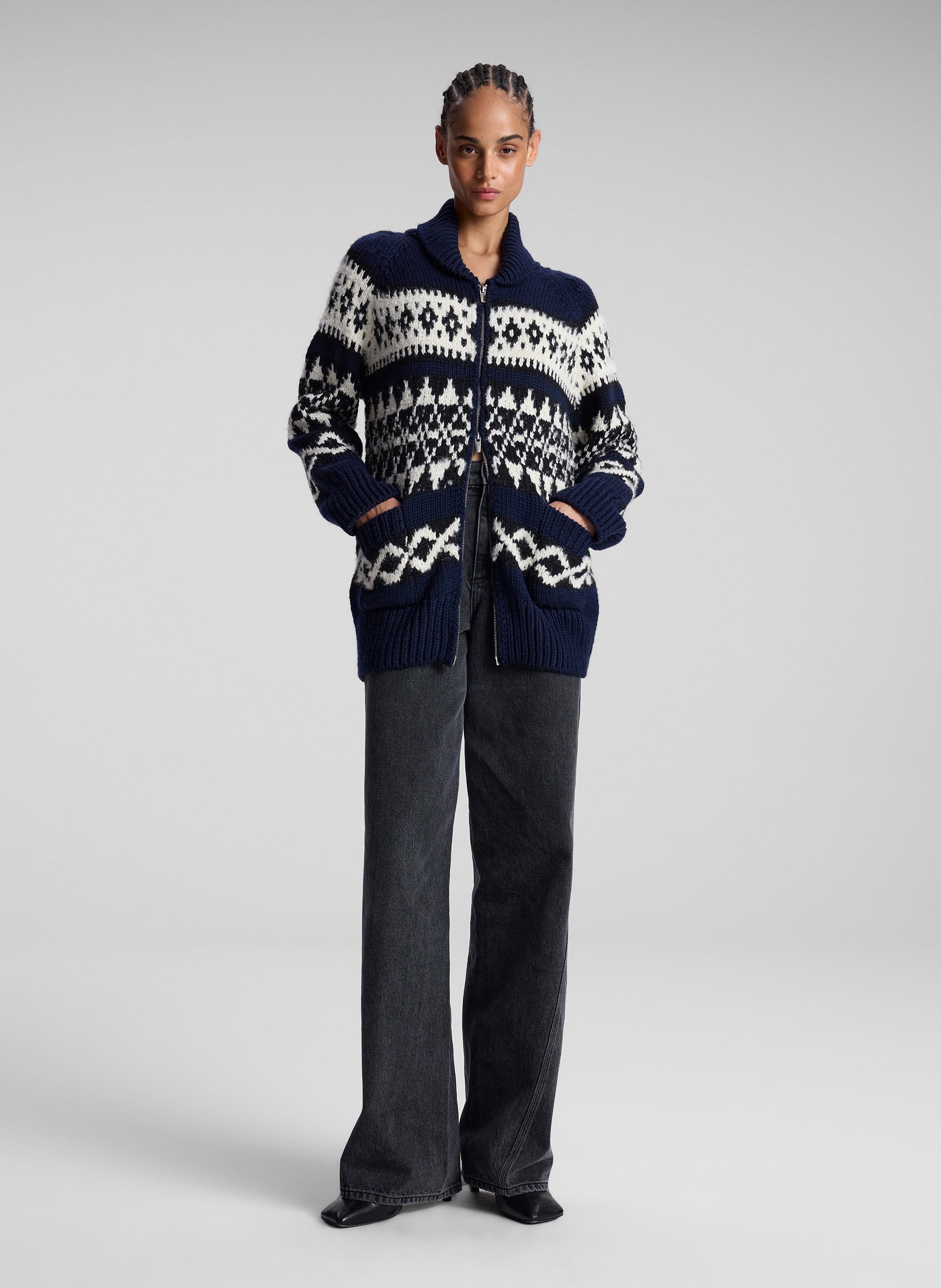 Joanna Merino Fairisle Cardigan