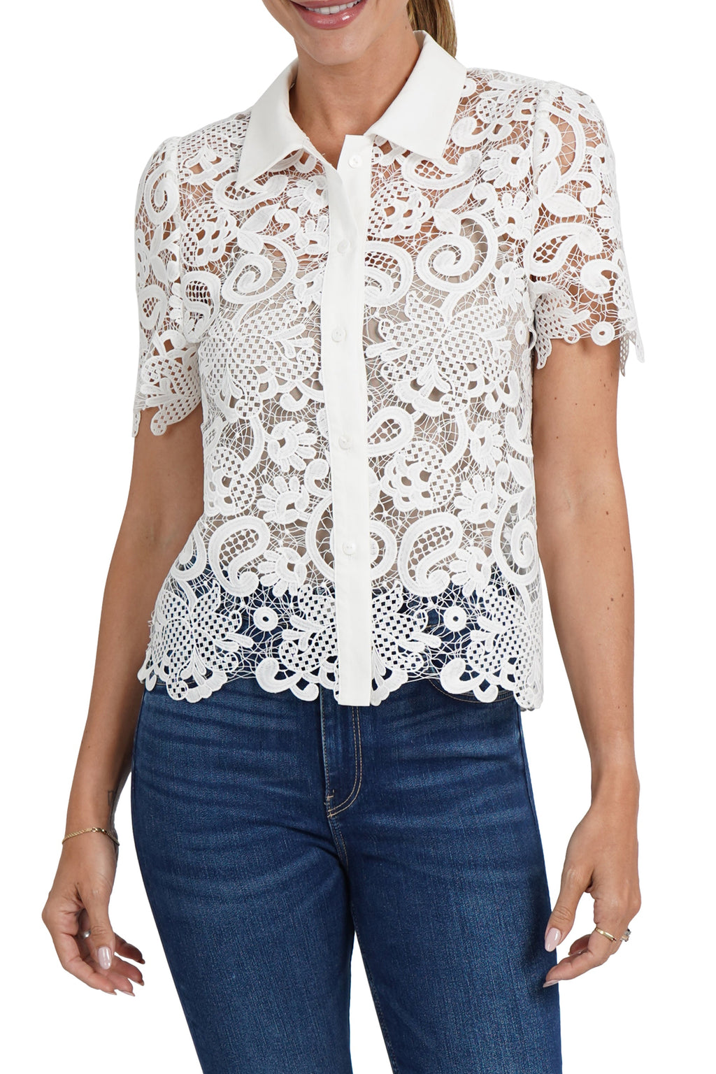 Amy Lace Top