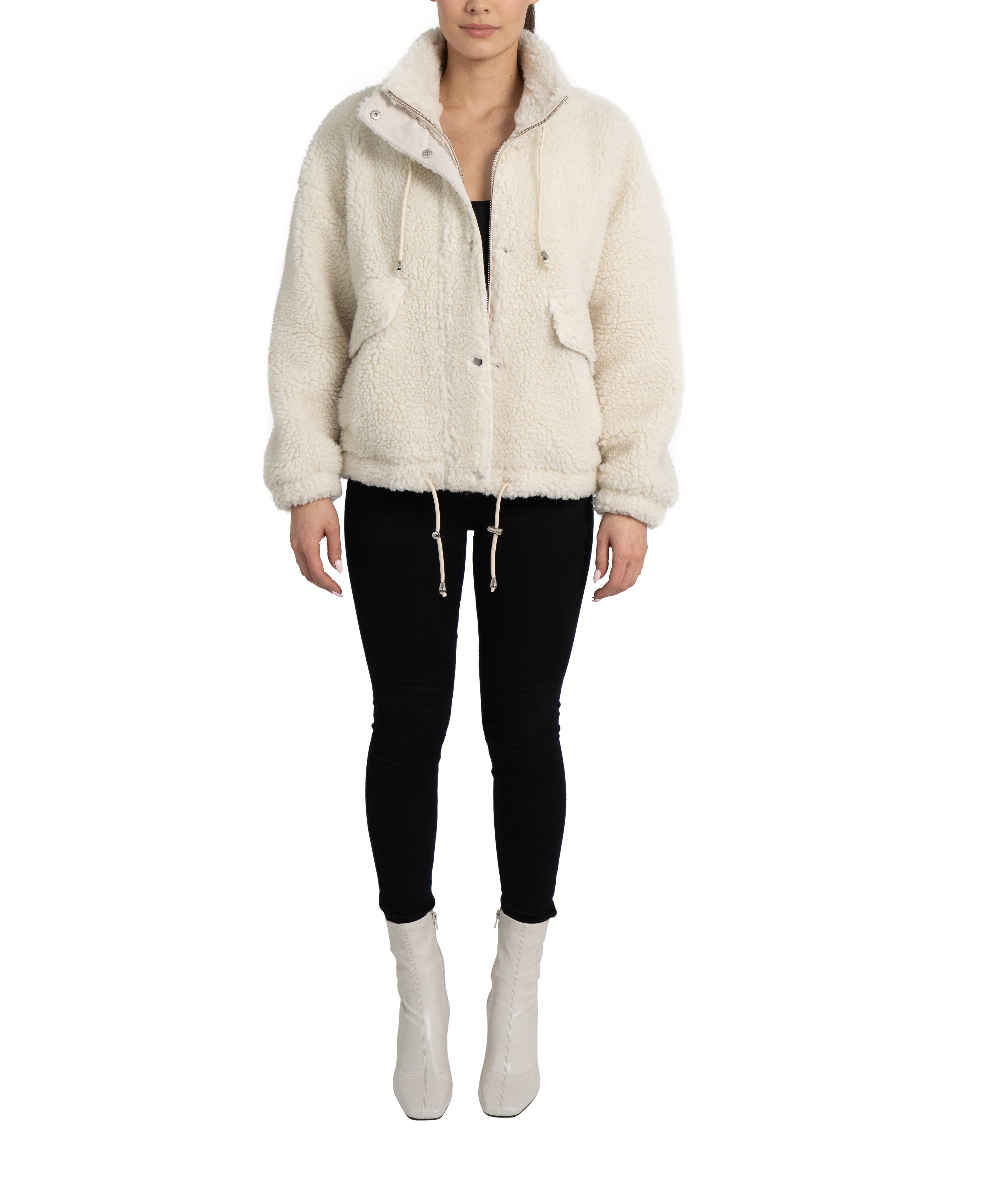 Amari Teddy  Faux Fur Jacket