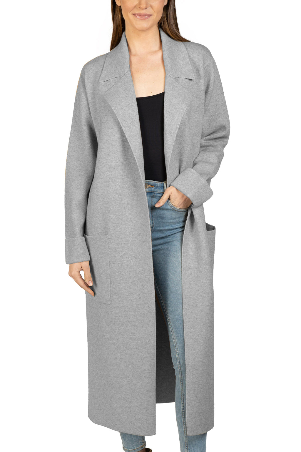 Long Knitted Dressy Cardigan
