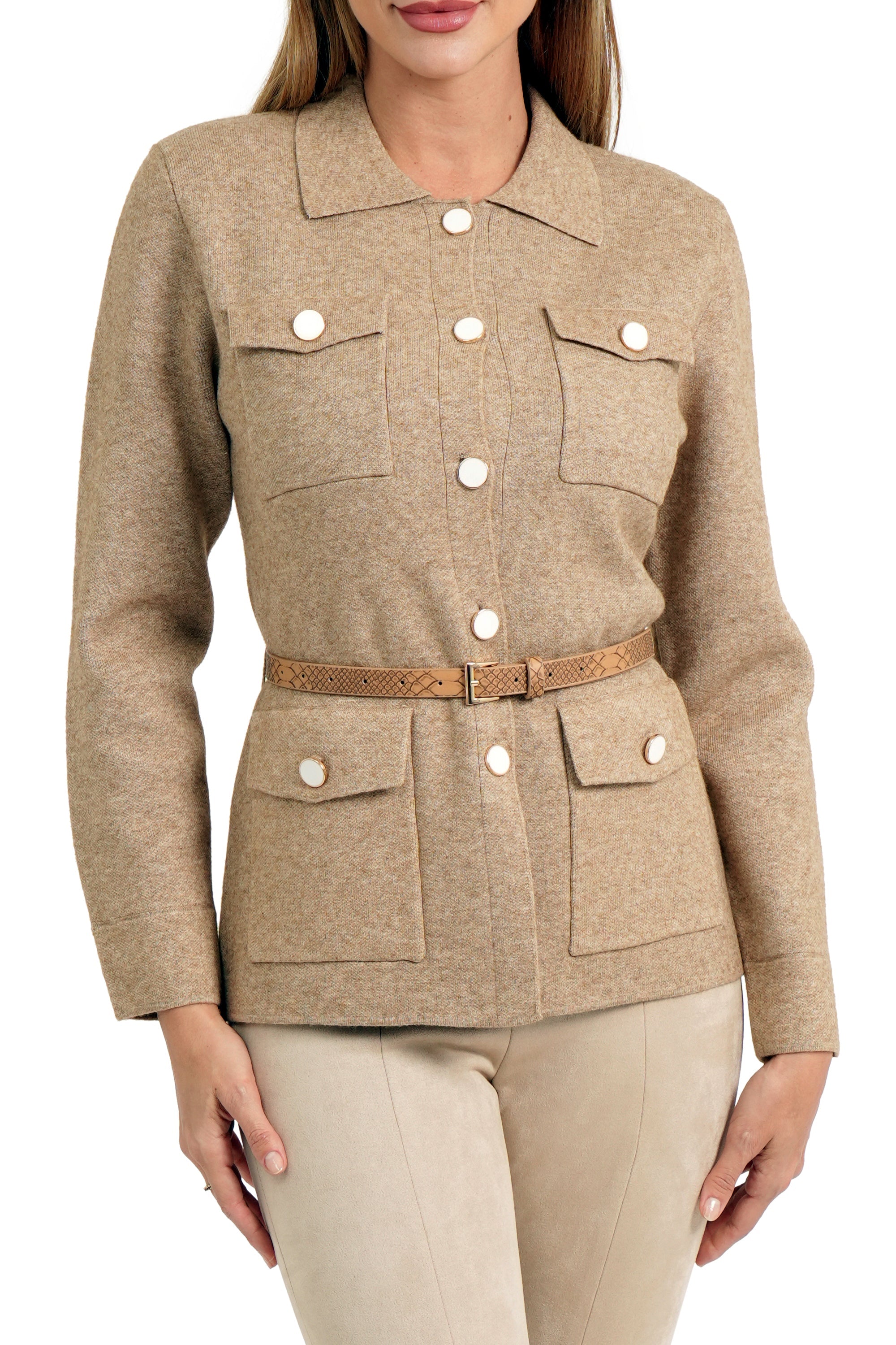 Belted Cardigan