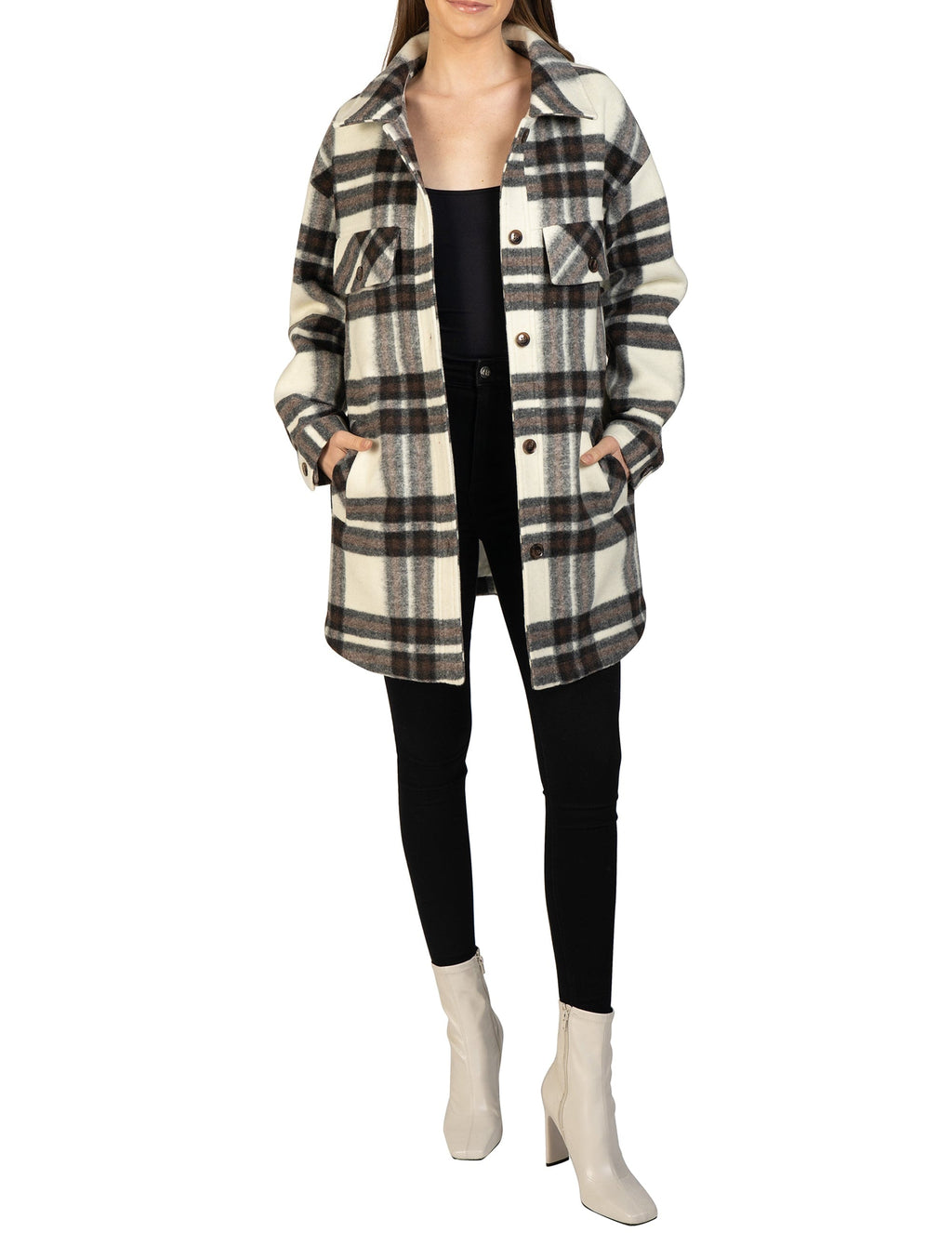 Lightweight Plaid Shacket