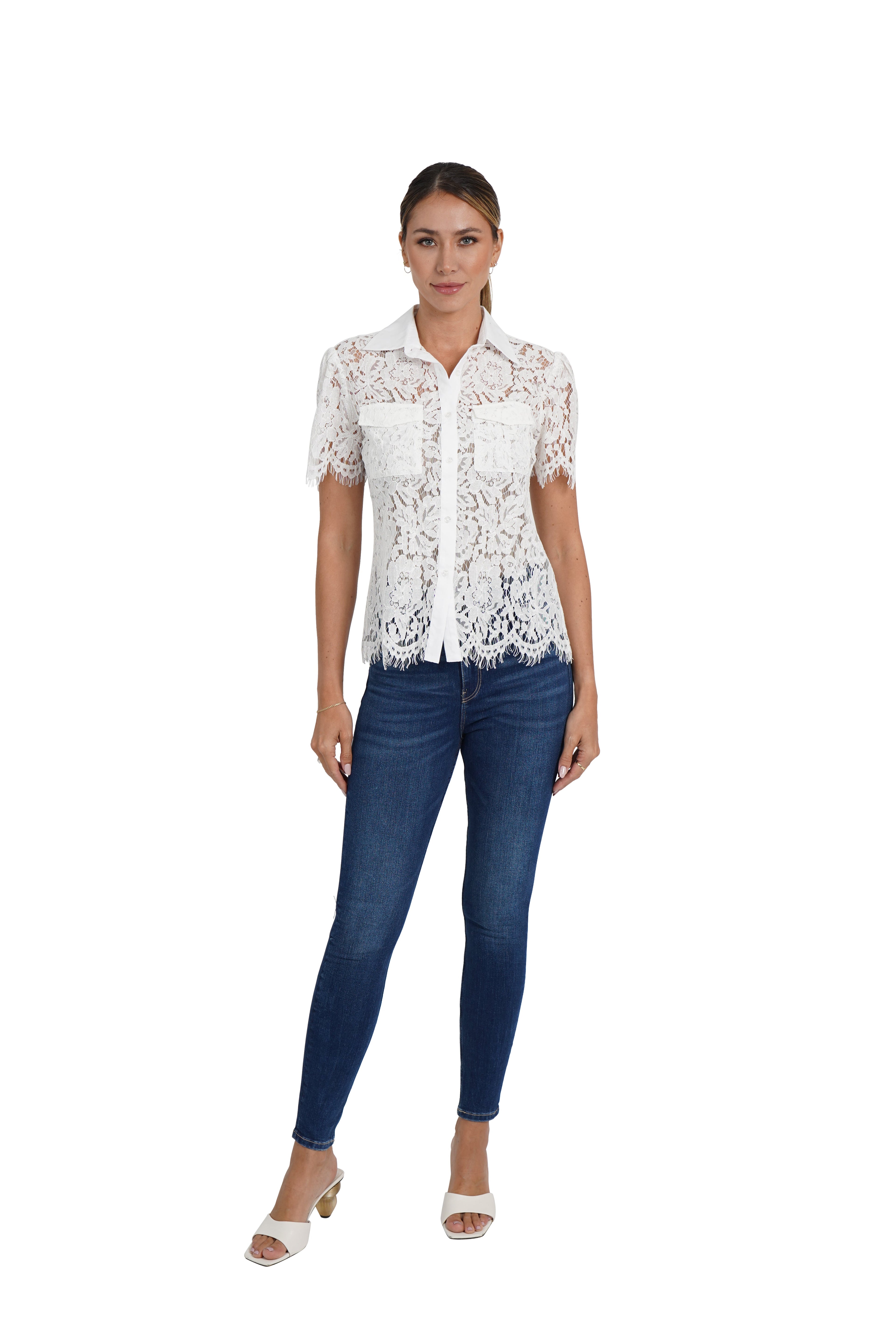 Mel Lace Top