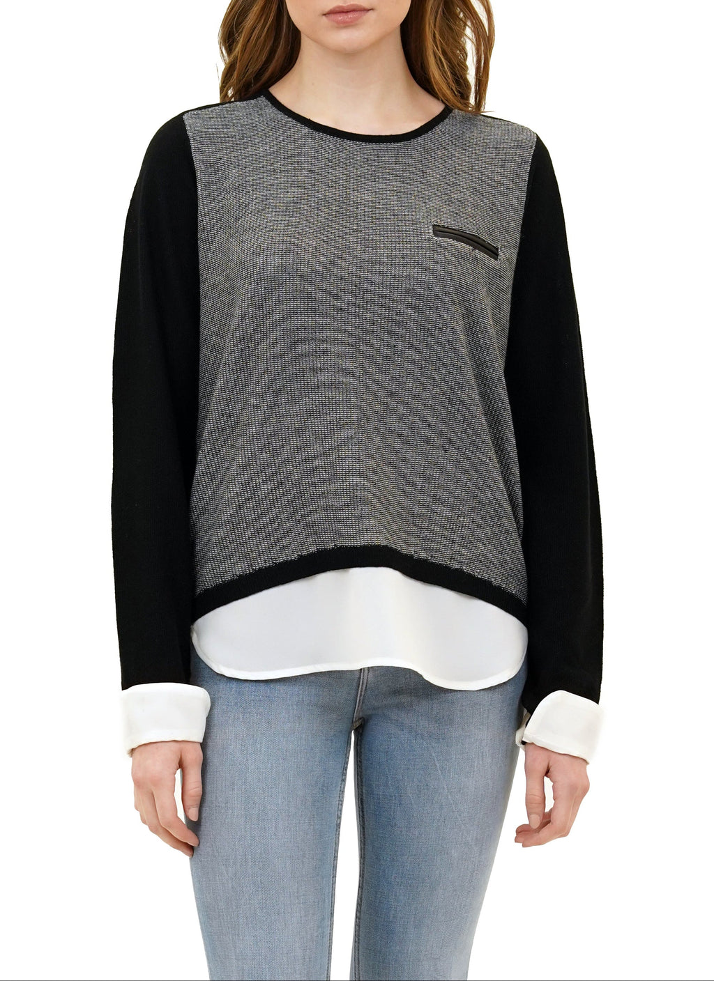Ann Layered Knit Top