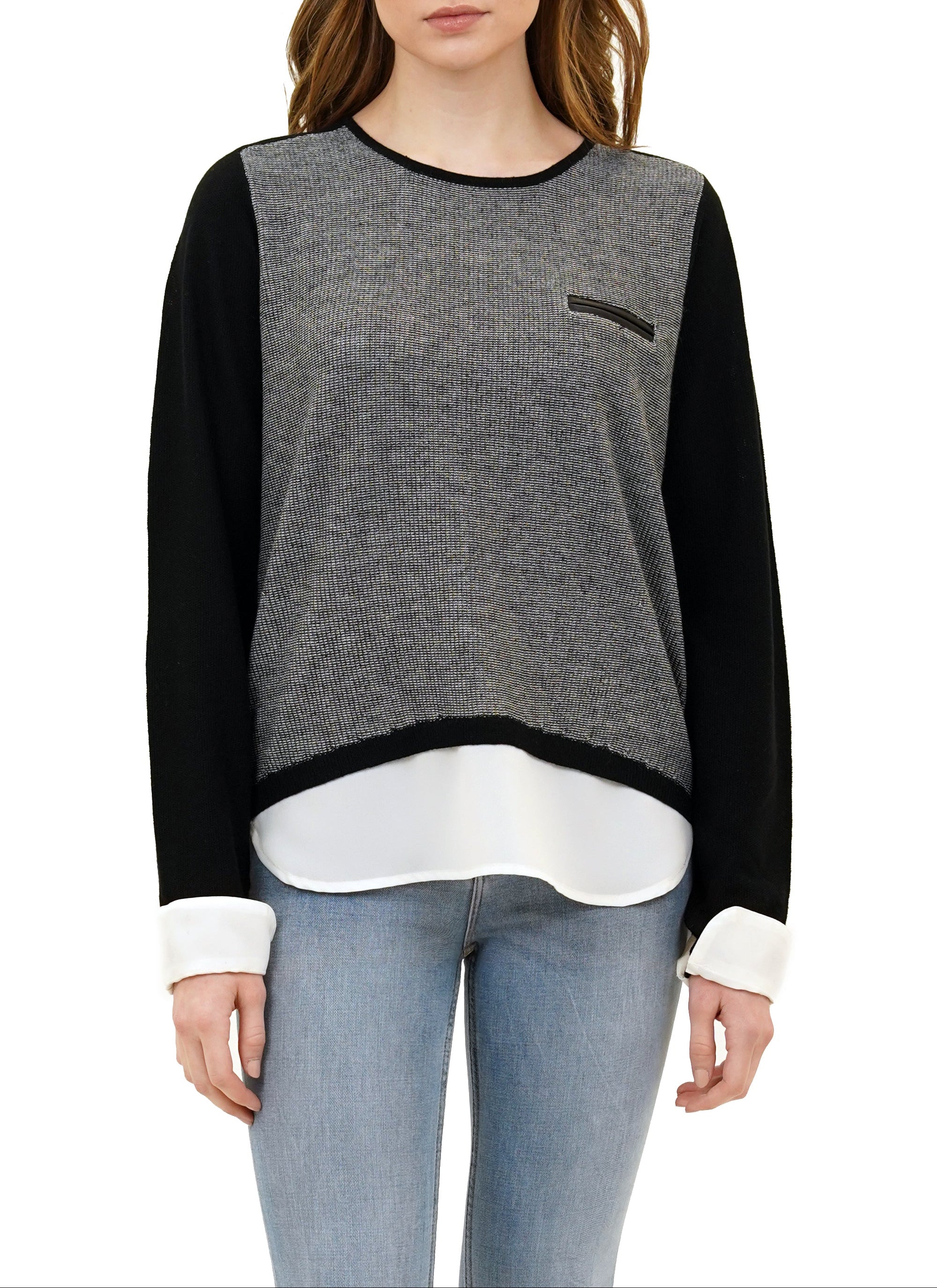 Ann Layered Knit Top