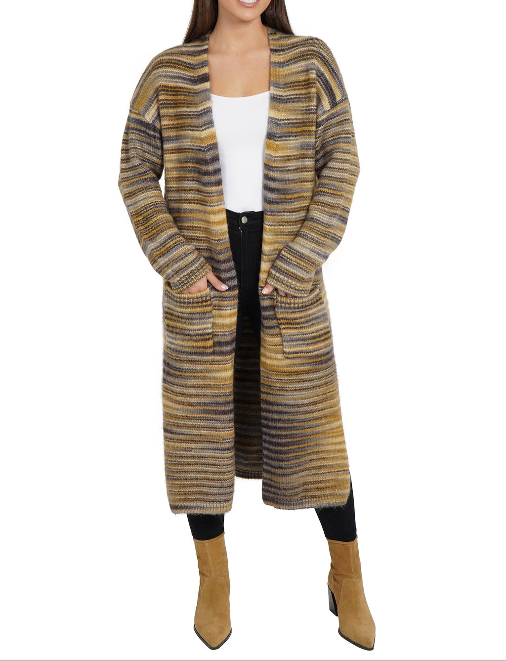 Pam Open Front Cardigan