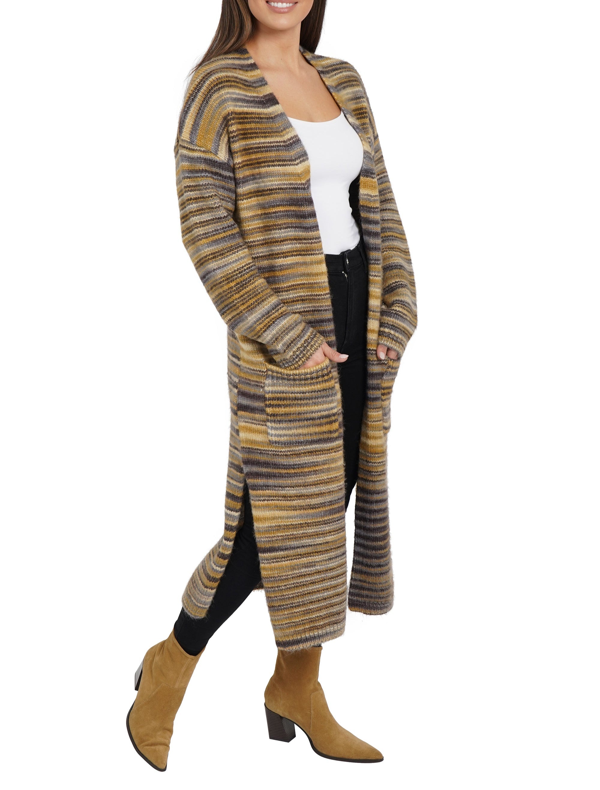 Pam Open Front Cardigan