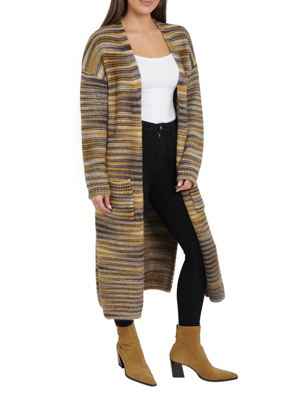 Pam Open Front Cardigan
