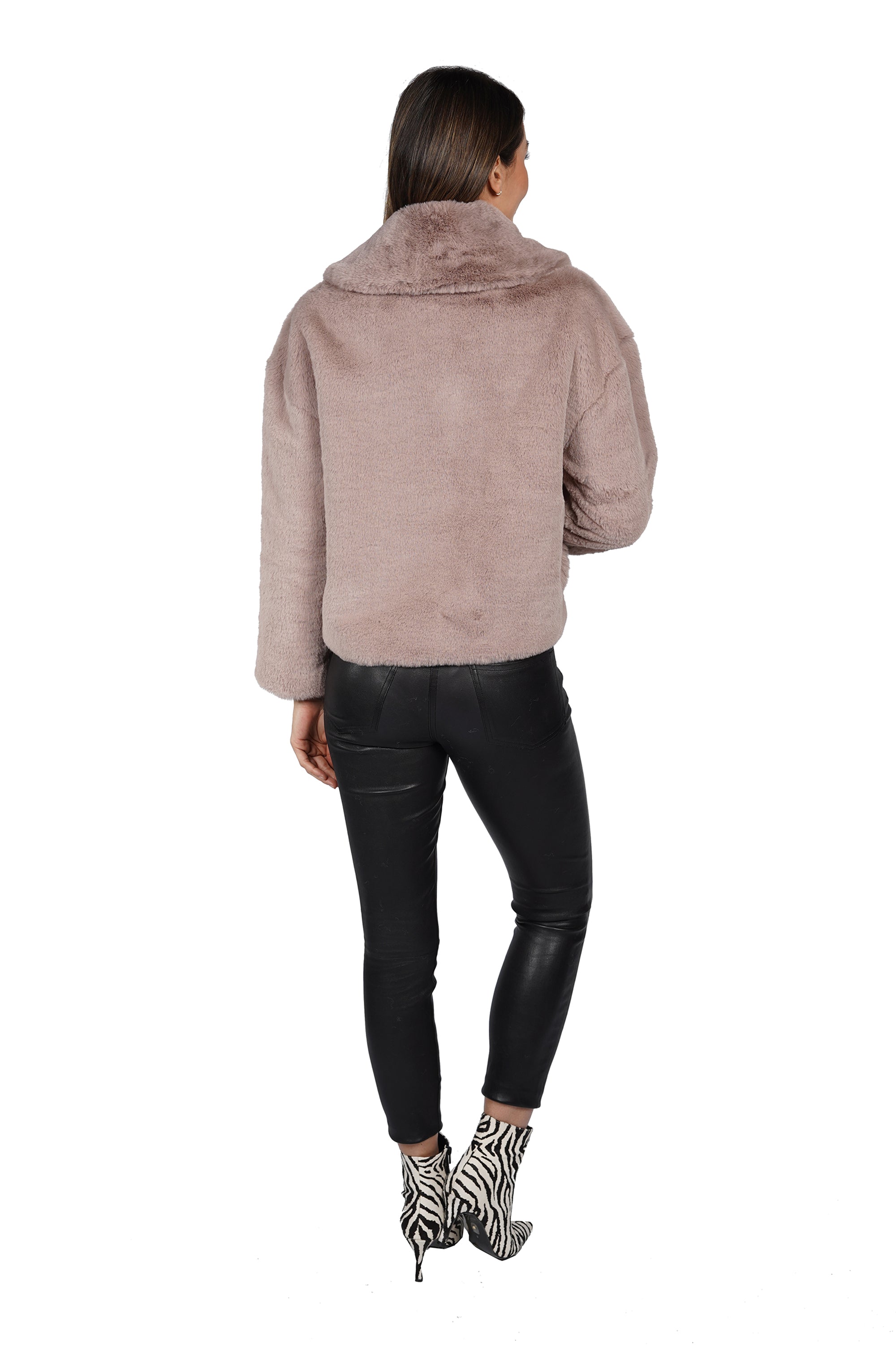 Tammy Faux Fur Cropped Jacket