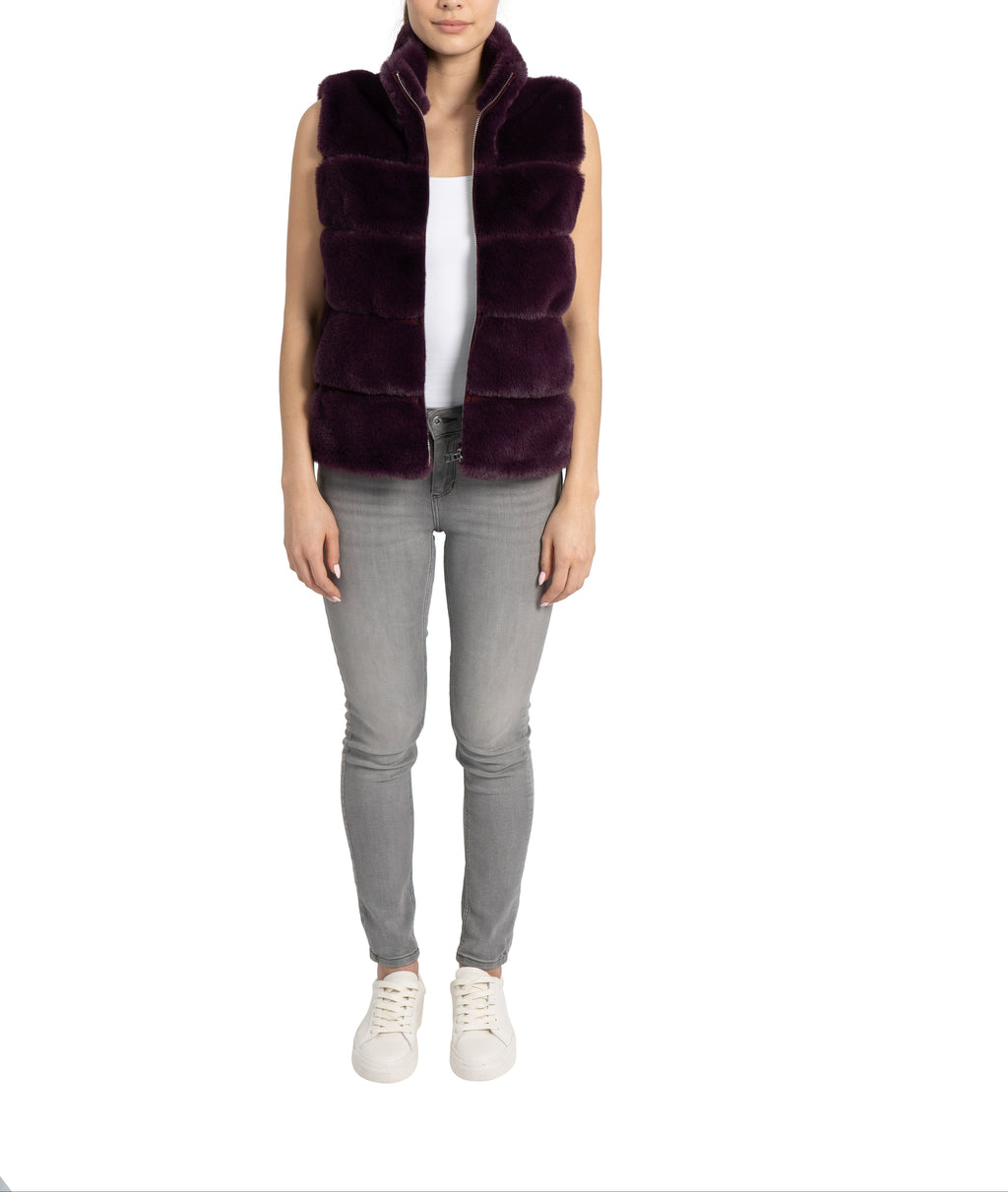 Vince Faux Fur Vest