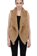 Amy Faux Fur Ultra Plush Texture Vest
