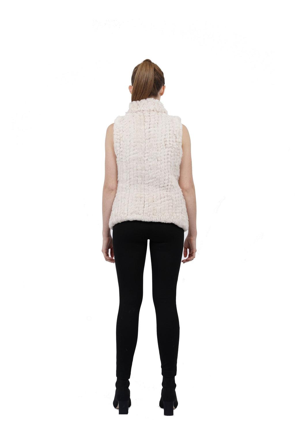 Amy Faux Fur Ultra Plush Texture Vest